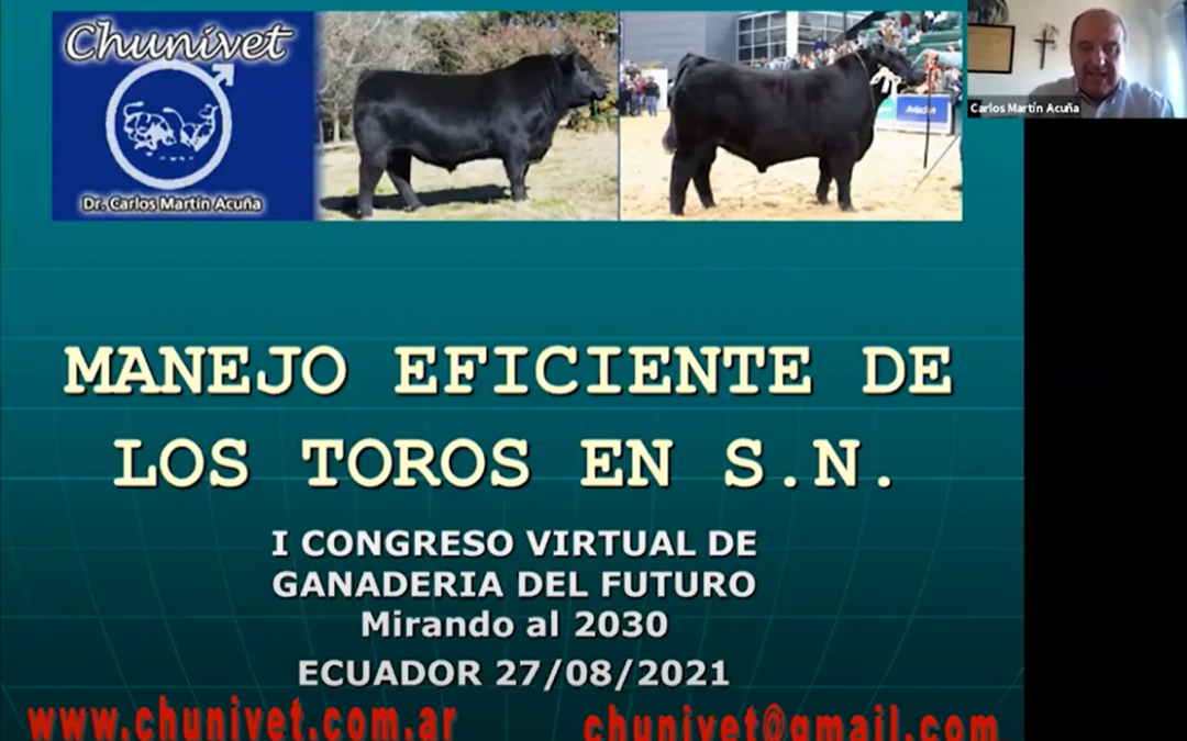 El Congreso ganadero de Ecuador y la conferencia del argentino Chuni Acuña sobre manejo de Toros